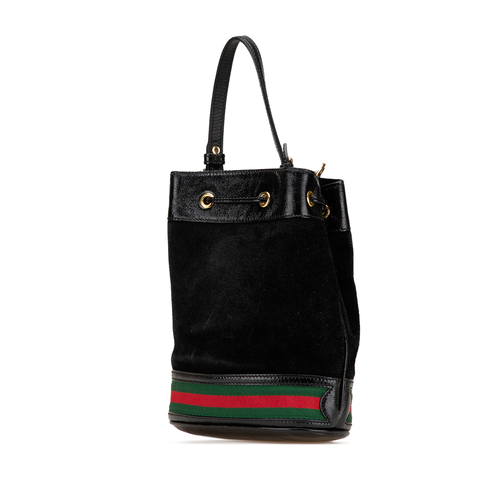 Pre-Loved Gucci Small Suede Ophidia Bucket - Picture 2 of 12